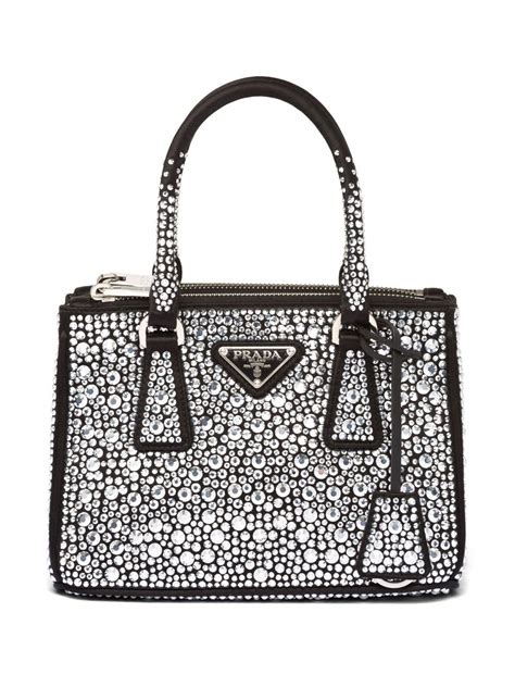 crystal prada bag|bedazzled Prada bag.